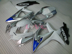 Factory Style - White Silver Fairings and Bodywork For 2008-2010 GSX-R750 #LF6429