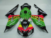 Repsol - Green Black Fairings and Bodywork For 2006-2007 CBR1000RR #LF4381