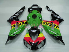 Repsol - Green Black Fairings and Bodywork For 2006-2007 CBR1000RR #LF4381