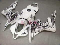 SevenStars - White Silver Fairings and Bodywork For 2007-2008 CBR600RR #LF7388