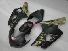 Factory Style - Black Gold Matte Fairings and Bodywork For 2004-2005 GSX-R750 #LF4063