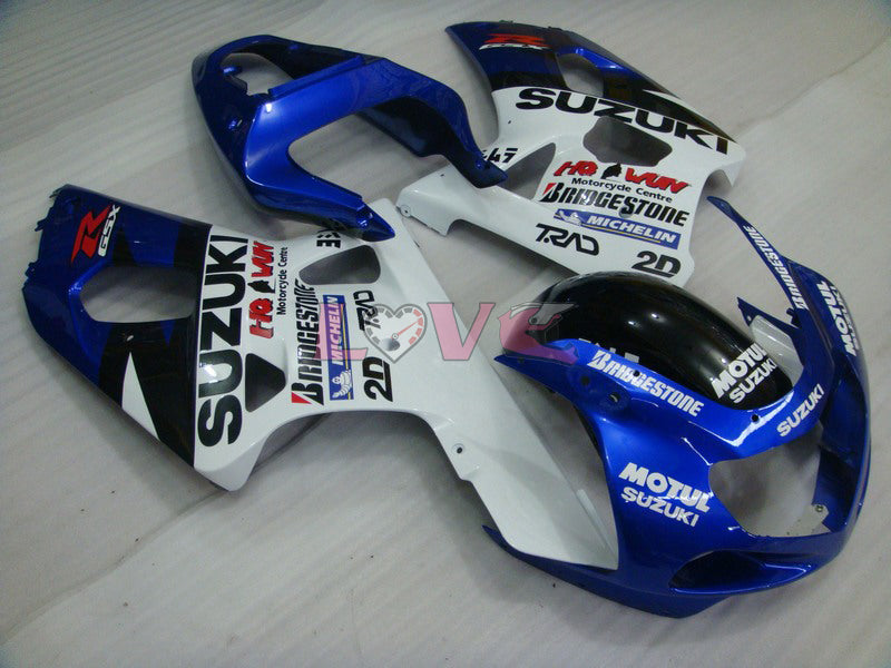 Factory Style - Blue White Fairings and Bodywork For 2001-2003 GSX-R600 #LF6690