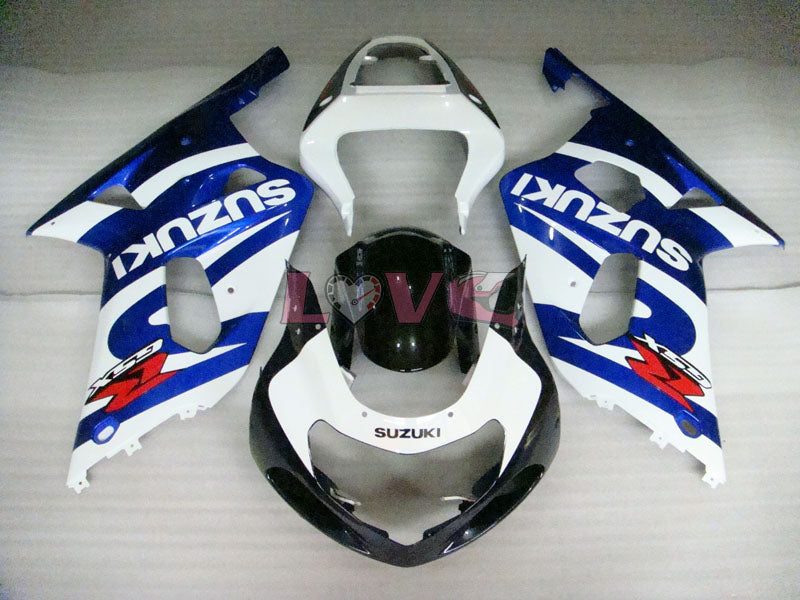 Factory Style - Blue White Fairings and Bodywork For 2001-2003 GSX-R600 #LF6722