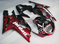MOTUL - Red Black Fairings and Bodywork For 2000-2002 GSX-R1000 #LF4152