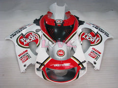 Lucky Strike - Red White Fairings and Bodywork For 1996-1999 GSX-R750 #LF4288