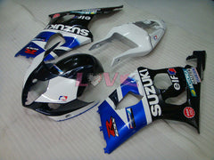 MOTOREX - White Black Fairings and Bodywork For 2003-2004 GSX-R1000 #LF6017