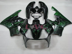 Flame - Green Black Fairings and Bodywork For 1998-1999 CBR919RR #LF7977