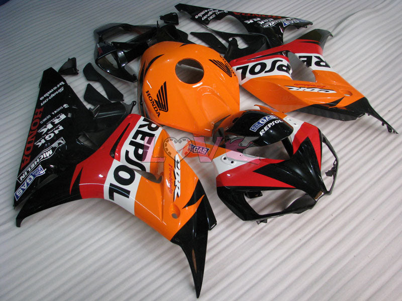 Repsol - Orange Black Fairings and Bodywork For 2006-2007 CBR1000RR #LF4354