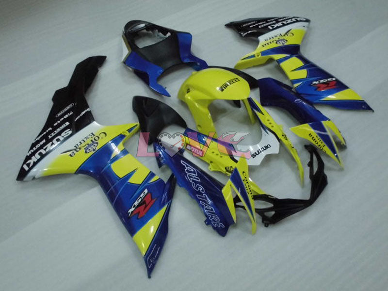 Corona - Yellow Blue Fairings and Bodywork For 2011-2026 GSX-R600 #LF4737