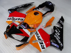 Repsol - Orange Black Fairings and Bodywork For 2003-2004 CBR600RR #LF4446