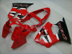 Factory Style - Red Black Fairings and Bodywork For 2000-2002 NINJA ZX-6R #LF6163