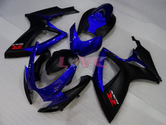 Factory Style - Blue Black Fairings and Bodywork For 2006-2007 GSX-R600 #LF4038