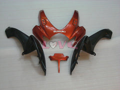 Flame - Orange Black Fairings and Bodywork For 2006-2007 GSX-R750 #LF6548