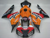 Repsol - Orange Black Fairings and Bodywork For 2006-2007 CBR1000RR #LF4366