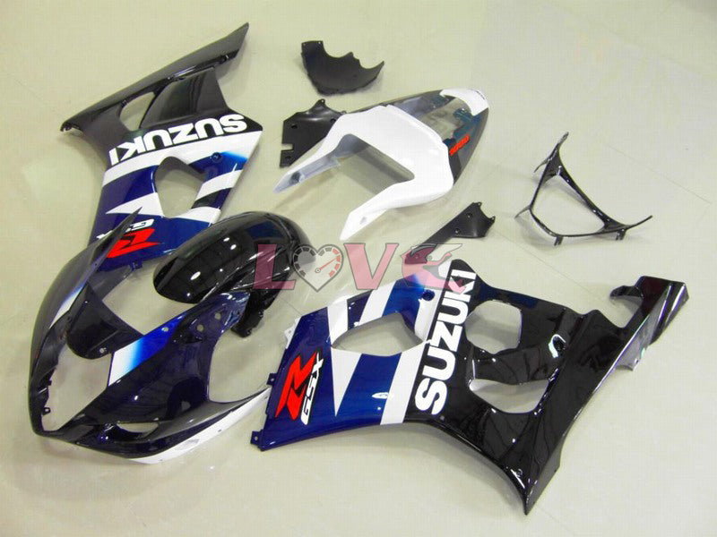 Factory Style - Blue White Fairings and Bodywork For 2003-2004 GSX-R1000 #LF6009