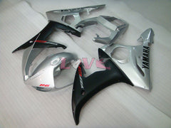 Factory Style - Black Silver Matte Fairings and Bodywork For 2005 YZF-R6 #LF3488
