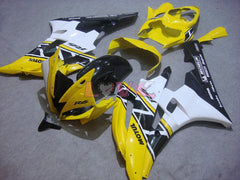 MOTUL - White Black Fairings and Bodywork For 2006-2007 YZF-R6 #LF6892