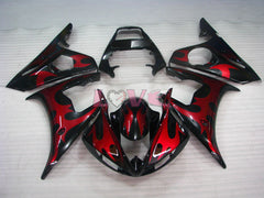 Factory Style - Red Black Fairings and Bodywork For 2005 YZF-R6 #LF3505