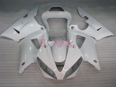 No sticker / decal Factory Style - White Fairings and Bodywork For 2000-2001 YZF-R1 #LF3625