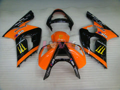Monster - Orange Black Fairings and Bodywork For 2003-2004 NINJA ZX-6R #LF6051
