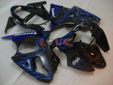Flame - Blue Black Fairings and Bodywork For 2000-2002 NINJA ZX-6R #LF3326