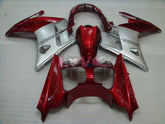 Factory Style - Red wine Silver Fairings and Bodywork For 2002-2006 FJR1300 #LF7962