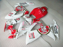 Lucky Strike - Red White Fairings and Bodywork For 2006-2007 GSX-R750 #LF6532