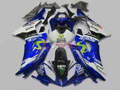 Movistar - Blue White Fairings and Bodywork For 2008-2016 YZF-R6 #LF4578