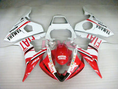 FIAT MOTUL - Red White Fairings and Bodywork For 2003-2004 YZF-R6 #LF3535