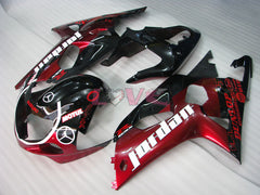 MOTUL - Red Black Fairings and Bodywork For 2000-2002 GSX-R1000 #LF4152