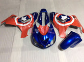 Customize - Red Blue White Fairings and Bodywork For 2006-2011 NINJA ZX-14R #LF3231