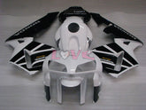 Factory Style - White Black Fairings and Bodywork For 2005-2006 CBR600RR #LF4430