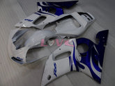 Factory Style - Blue White Fairings and Bodywork For 1998-2002 YZF-R6 #LF3383