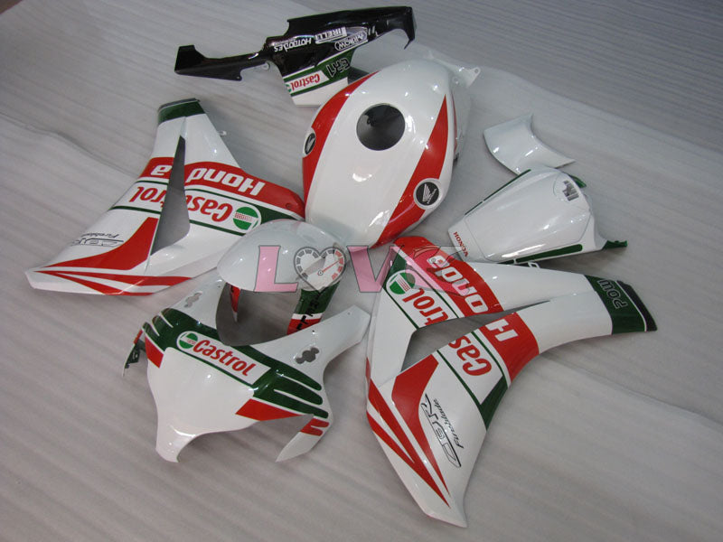 Castrol - Red White Fairings and Bodywork For 2008-2011 CBR1000RR #LF7176
