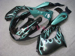 Flame - Cyan Black Fairings and Bodywork For 1997-2007 YZF1000R #LF7908