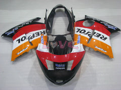 Repsol - Red Black Fairings and Bodywork For 1996-2007 CBR1100XX #LF4308