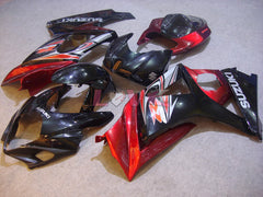 Factory Style - Red Black Fairings and Bodywork For 2007-2008 GSX-R1000 #LF5734