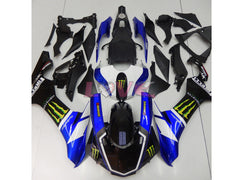 Monster - Blue White Black Fairings and Bodywork For 2015-2019 YZF-R1 #LF7811