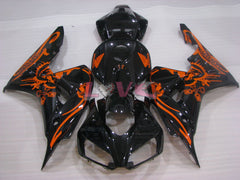Customize - Orange Black Fairings and Bodywork For 2006-2007 CBR1000RR #LF4375
