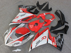 DUNLOP - Red White Black Fairings and Bodywork For 2013-2014 Daytona 675 #LF3048