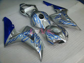 Flame - Blue Silver Fairings and Bodywork For 2006-2007 CBR1000RR #LF7230