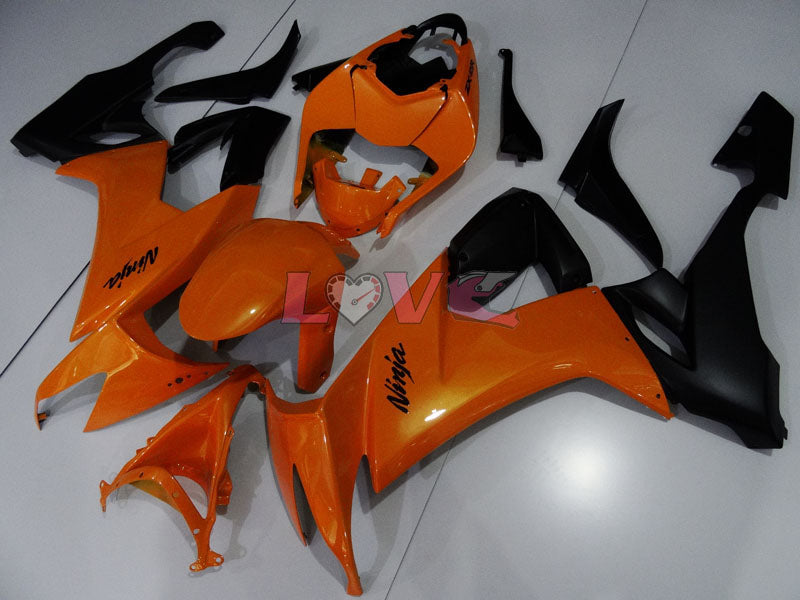 Factory Style - Orange Black Fairings and Bodywork For 2008-2010 NINJA ZX-10R #LF3250