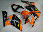 Monster - Orange Black Fairings and Bodywork For 2003-2004 NINJA ZX-6R #LF6051