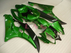 Factory Style - Green Black Fairings and Bodywork For 2006-2007 YZF-R6 #LF3472