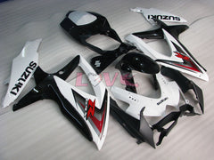 Factory Style - White Black Fairings and Bodywork For 2008-2010 GSX-R600 #LF3964