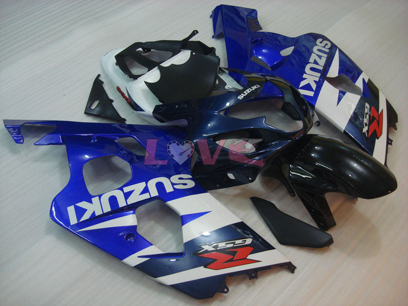 Factory Style - Blue Black Fairings and Bodywork For 2004-2005 GSX-R600 #LF4123