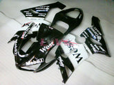 West - White Black Fairings and Bodywork For 2005-2006 NINJA ZX-6R #LF3303