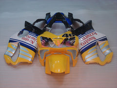 Nastro Azzurro - Yellow White Fairings and Bodywork For 2001-2003 CBR600F4i #LF7658