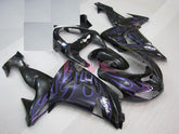 Flame - Purple Black Fairings and Bodywork For 2006-2007 NINJA ZX-10R #LF3263