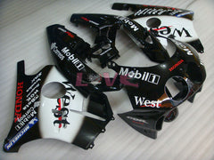 West - White Black Fairings and Bodywork For 1990-1994 CBR250RR #LF4973